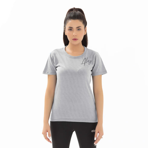 Classic Cotton Tee - Grey