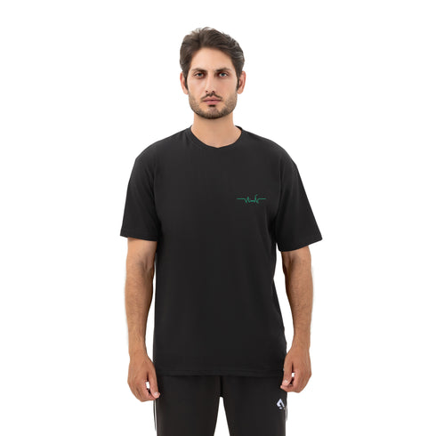 Thunder Oversize Heritage Tee - Black