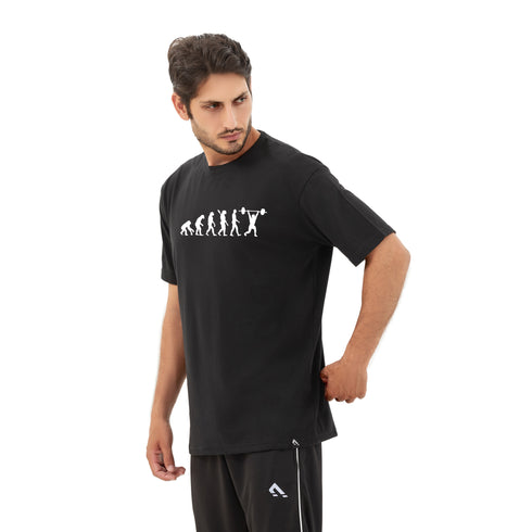 Thunder Oversize Rise Tee - Black