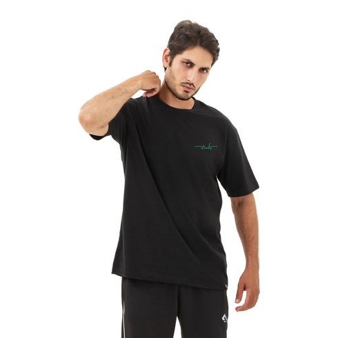 Thunder Oversize Heritage Tee - Black