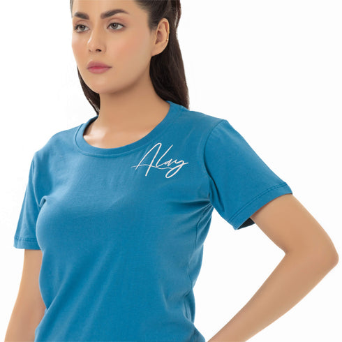 Classic Cotton Tee - Blue