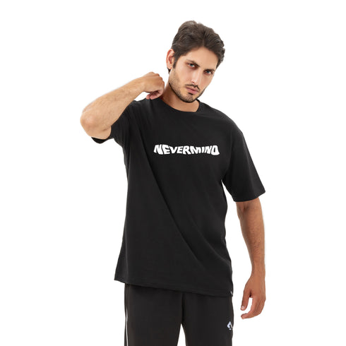 Thunder Oversize Nevermind Tee - Black