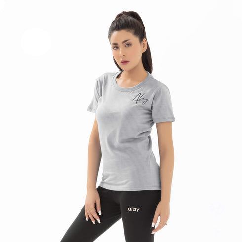 Classic Cotton Tee - Grey