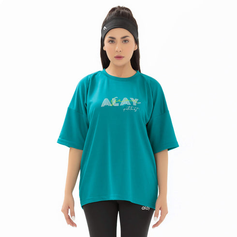 Infinity Oversize Tee - Sea Green