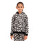 Super Girl Hoodie - Grey Leopard