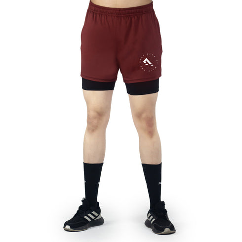 Swift Compression Shorts - Maroon