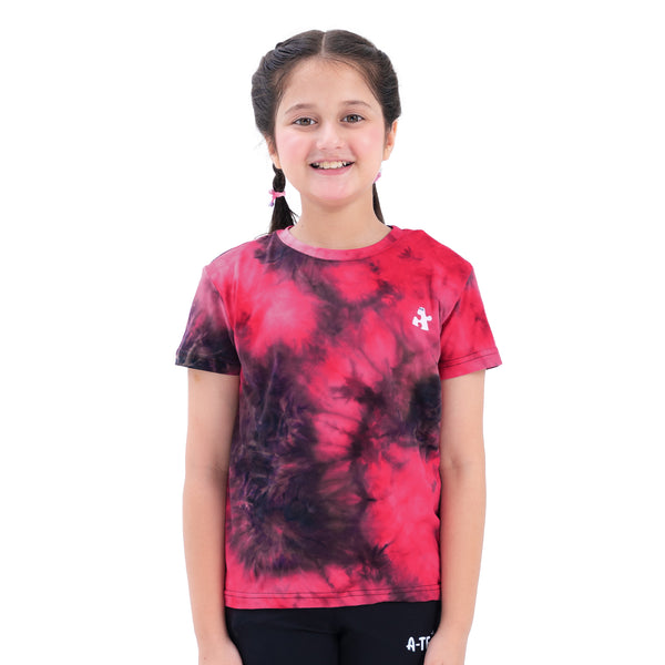 Lil' Dri-Fit Tee - Red Tie-Dye