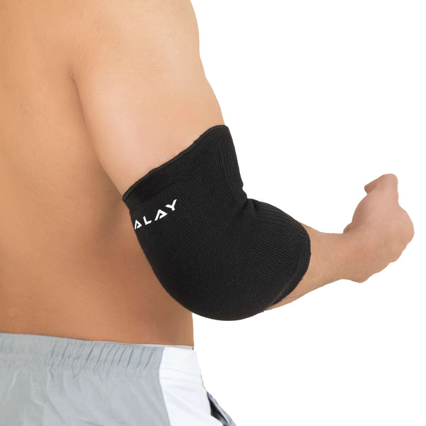 Power Elbow Binding with Padding - Black