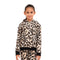 Super Girl Hoodie - Brown Leopard