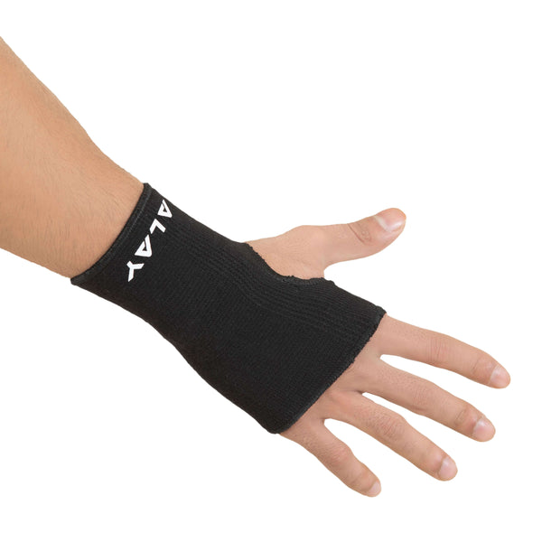 Power Wrist Support with thumb hole - Black