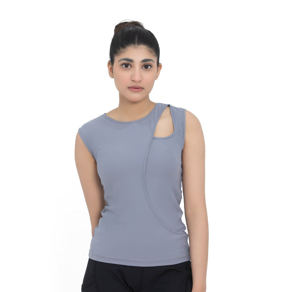 Rib Wave Tank - Grey