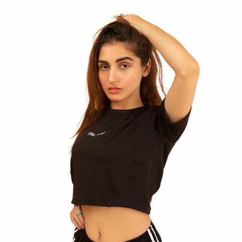 Vivid Crop Top - Black