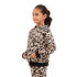 Super Girl Hoodie - Brown Leopard