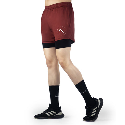 Swift Compression Shorts - Maroon