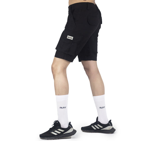 Tactical Cargo Shorts - Black