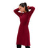 Heritage Tie-Waist Dress - Maroon