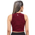 Aura 2-in-1 Crop Top - Maroon