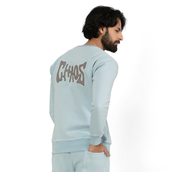 Ember Chaos Pullover - Powder Blue