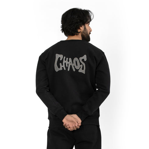 Ember Chaos Pullover - Black