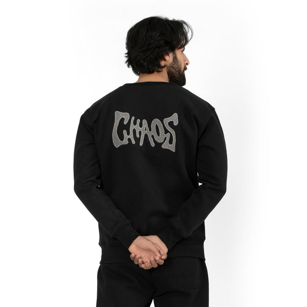 Ember Chaos Pullover - Black