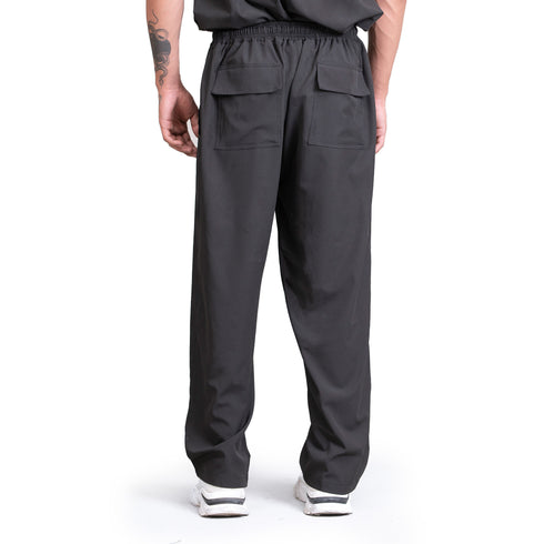 Vibe Button Down Shirt and Trouser Set - Black