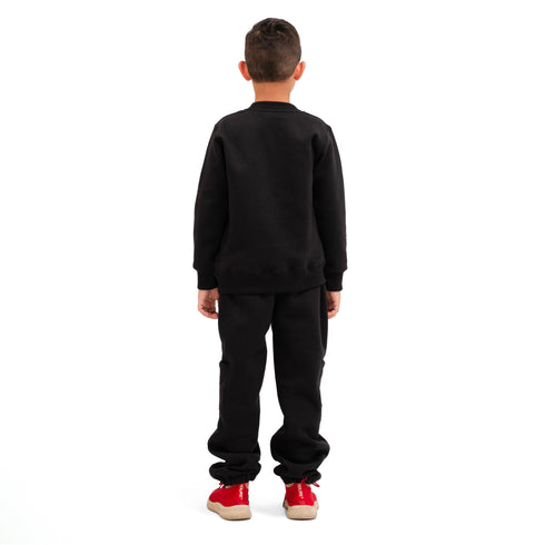 Boys' Snuggle Fleece Set - Black