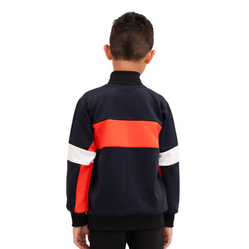 Racer Jacket - Navy/Orange