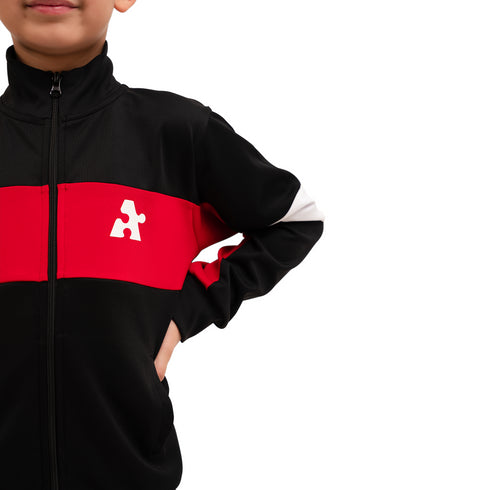 Racer Jacket - Black/Red