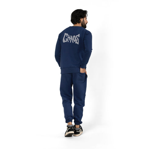 Ember Chaos Pullover - Navy