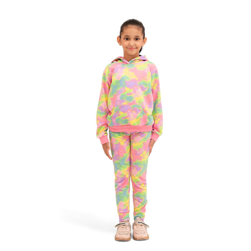 Super Girl Hoodie - Rainbow Leopard