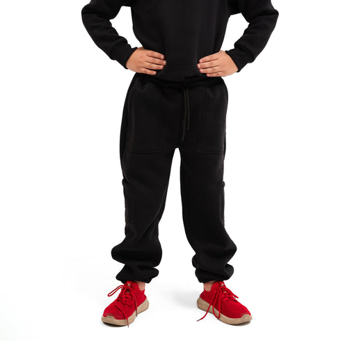 Boys' Snuggle Fleece Set - Black