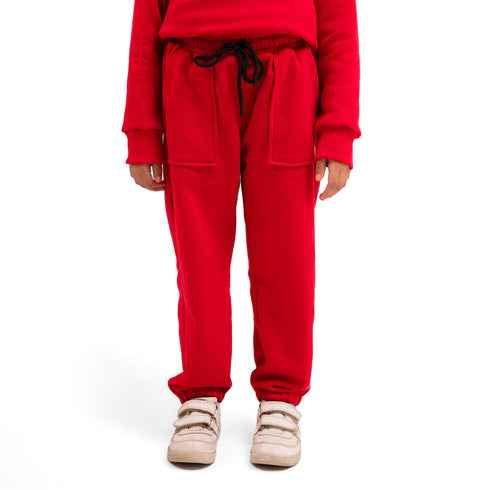 Girls' Snuggle Fleece Set - Red