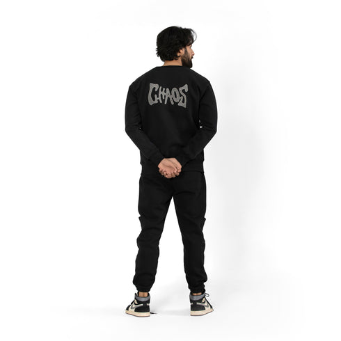 Ember Chaos Pullover - Black