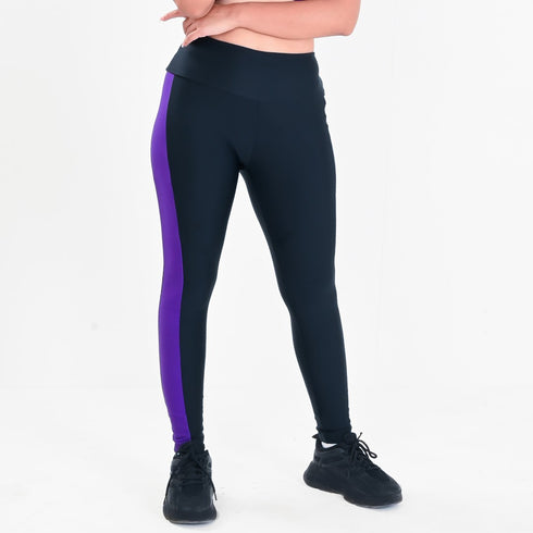 Allure Yoga Pants - Black/Purple