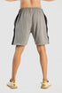 Terry Shorts with Panel (Grey)