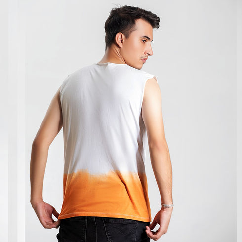 Urban Street Tank - White/Orange