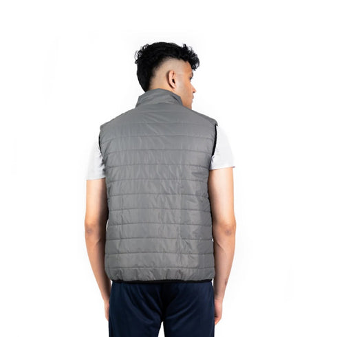 Puffer Jacket Vest (Grey)