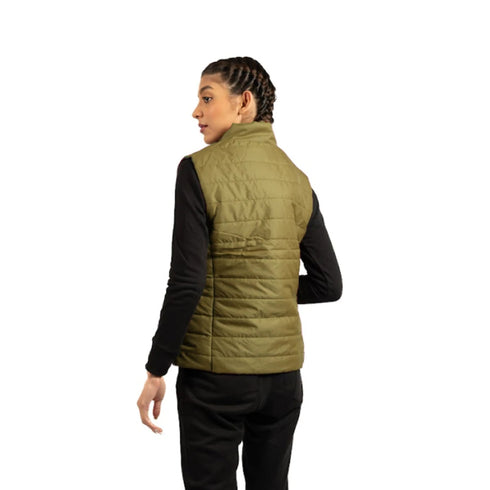 Puffer Jacket Vest (Olive)