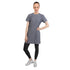 Alay Tee Dress - Grey/ Blue Textured (Short Sleeves)