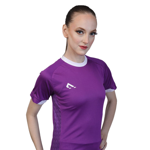 Round Neck T-Shirt (Purple)