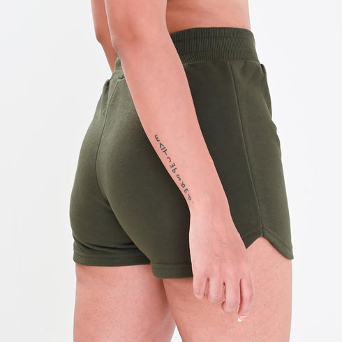 Women Jogger Shorts - Olive