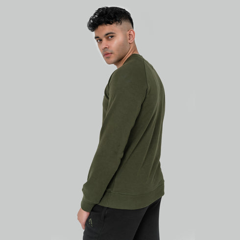 Impulse Raglan SweatShirt - Olive