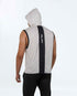 Combat Sleeveless Hoodie - White