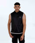 Combat Sleeveless Hoodie - Black