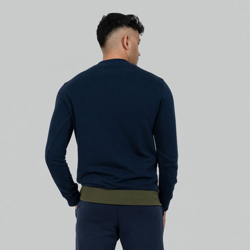 Progression Terry Sweatshirt - Navy / Olive