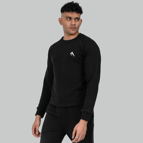 Impulse Raglan SweatShirt - Black